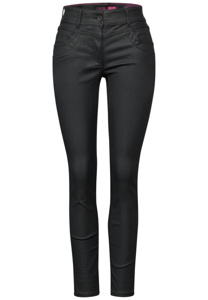 CECIL Coated Hose Damen Schwarz