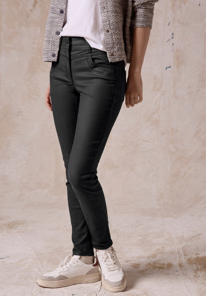 CECIL Coated Hose Damen Schwarz