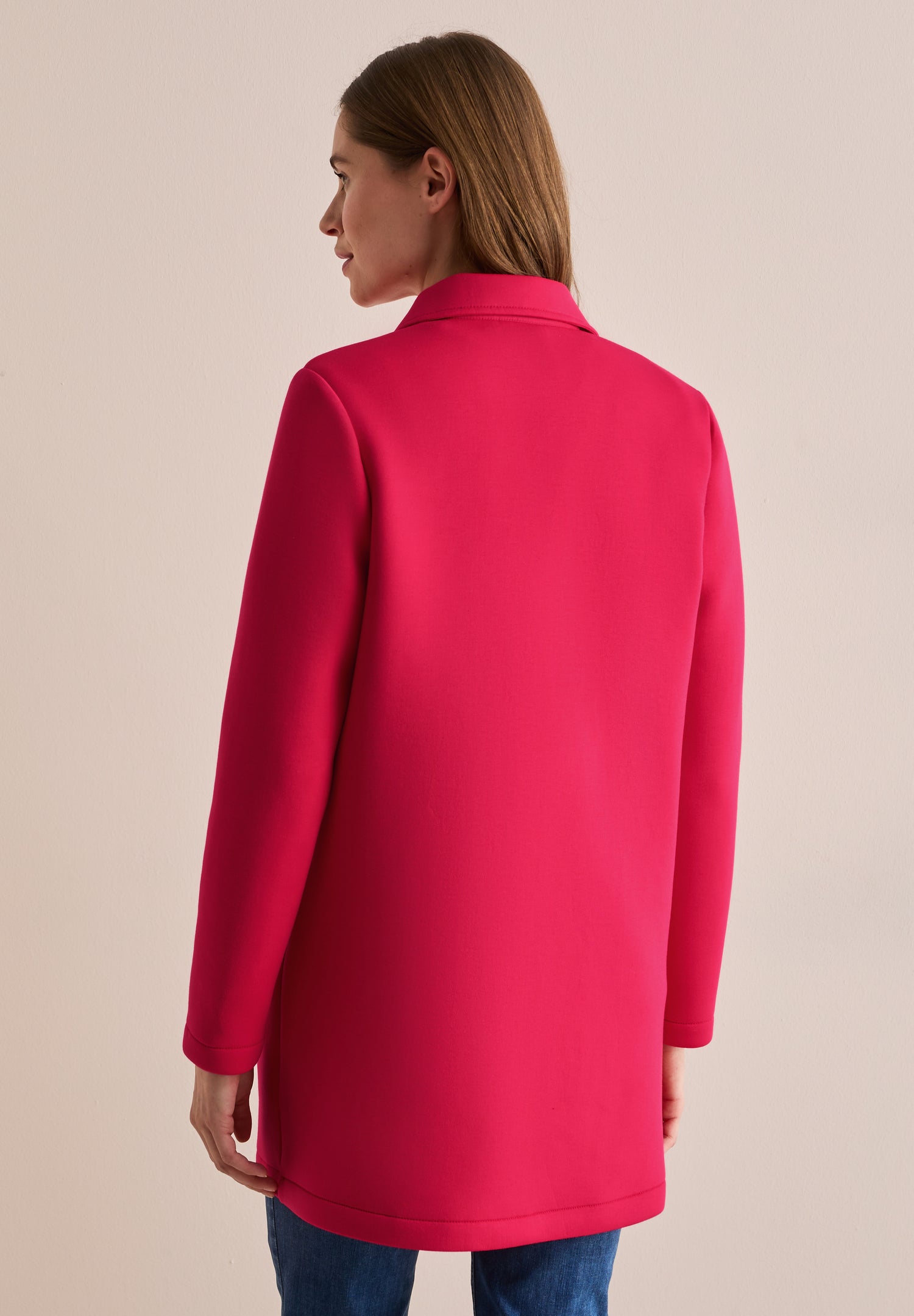 CECIL Scuba-Mantel Damen Bequemer Materialmix