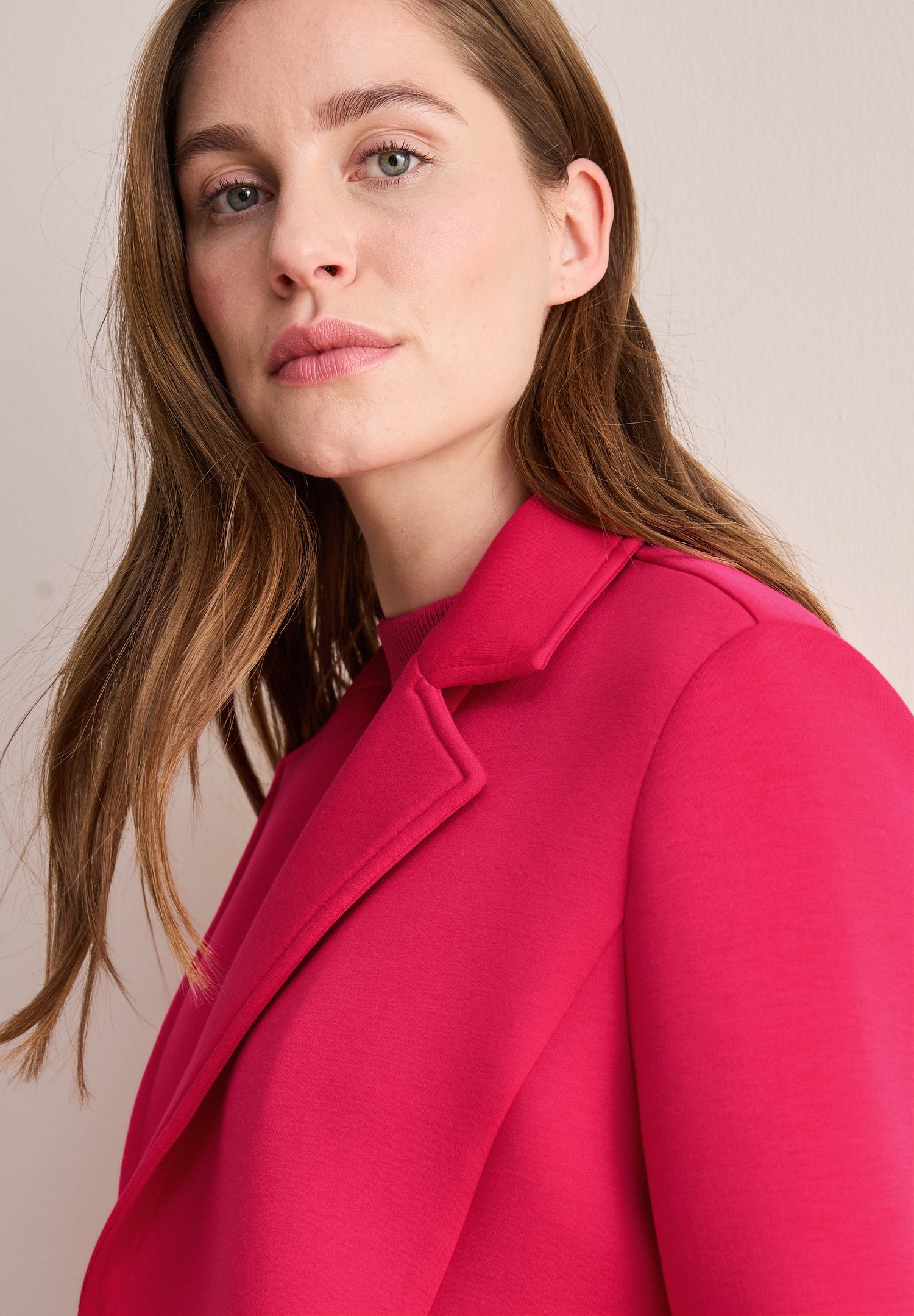CECIL Scuba-Mantel Damen Bequemer Materialmix
