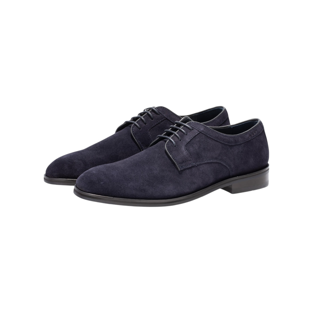 Schnürschuh Herren Sneaker Veloursleder Logo-Prägung