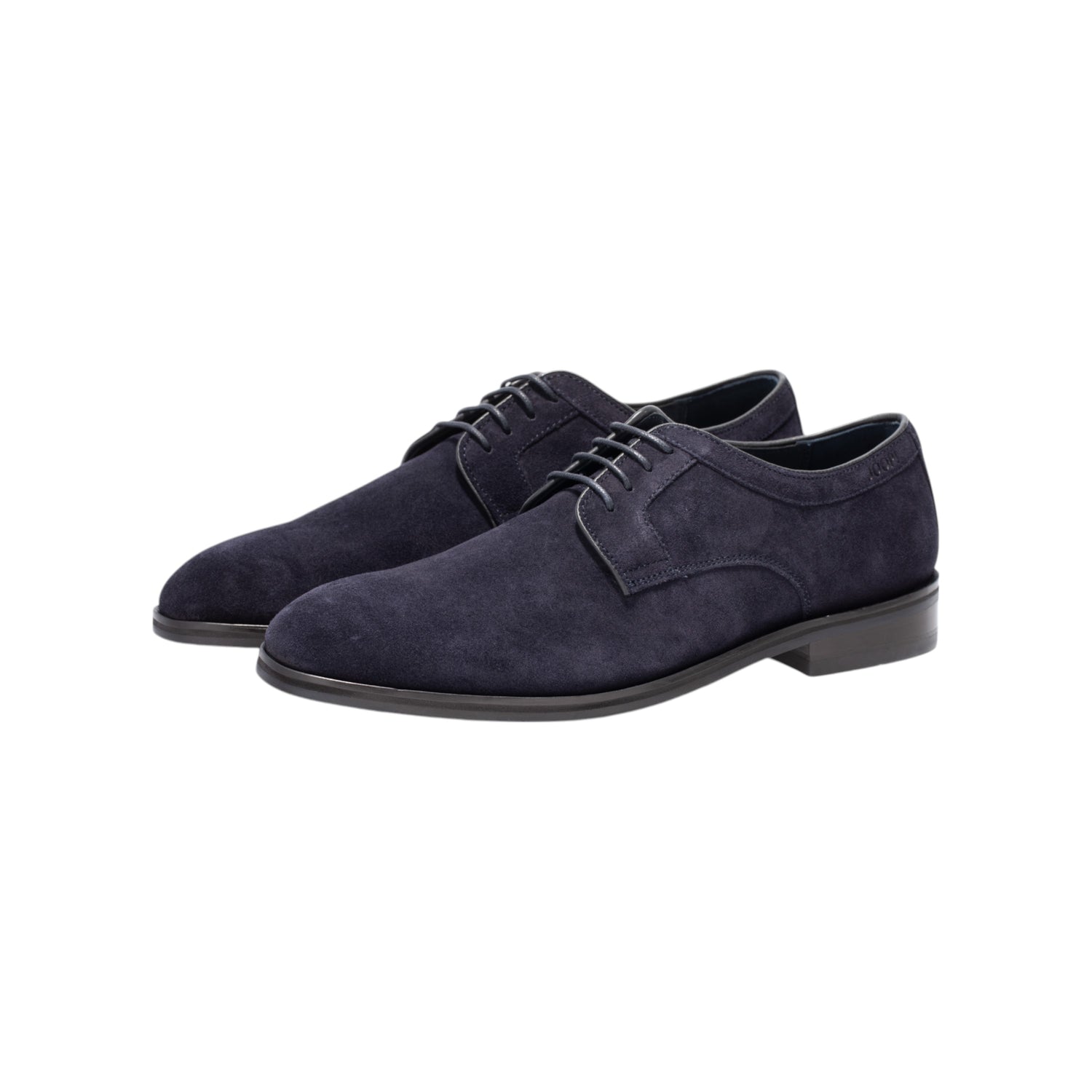 Schnürschuh Herren Sneaker Veloursleder Logo-Prägung