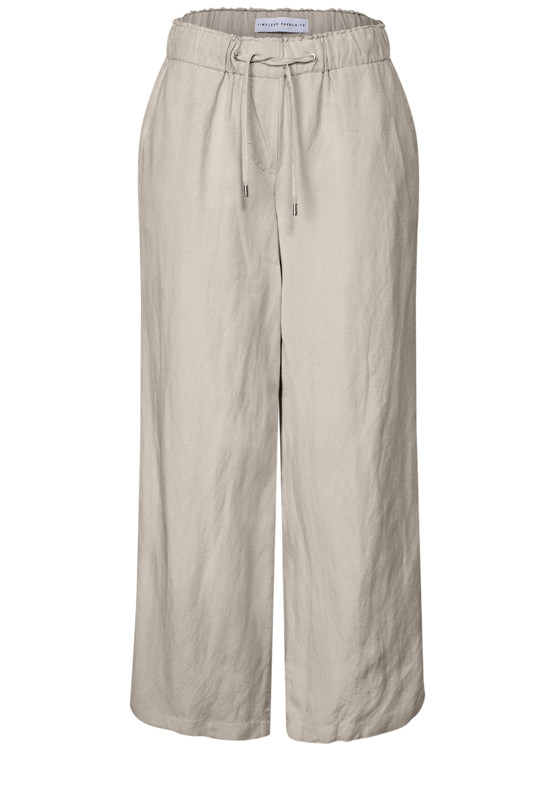 CECIL Loose Fit High Waist Damen Leinenhose