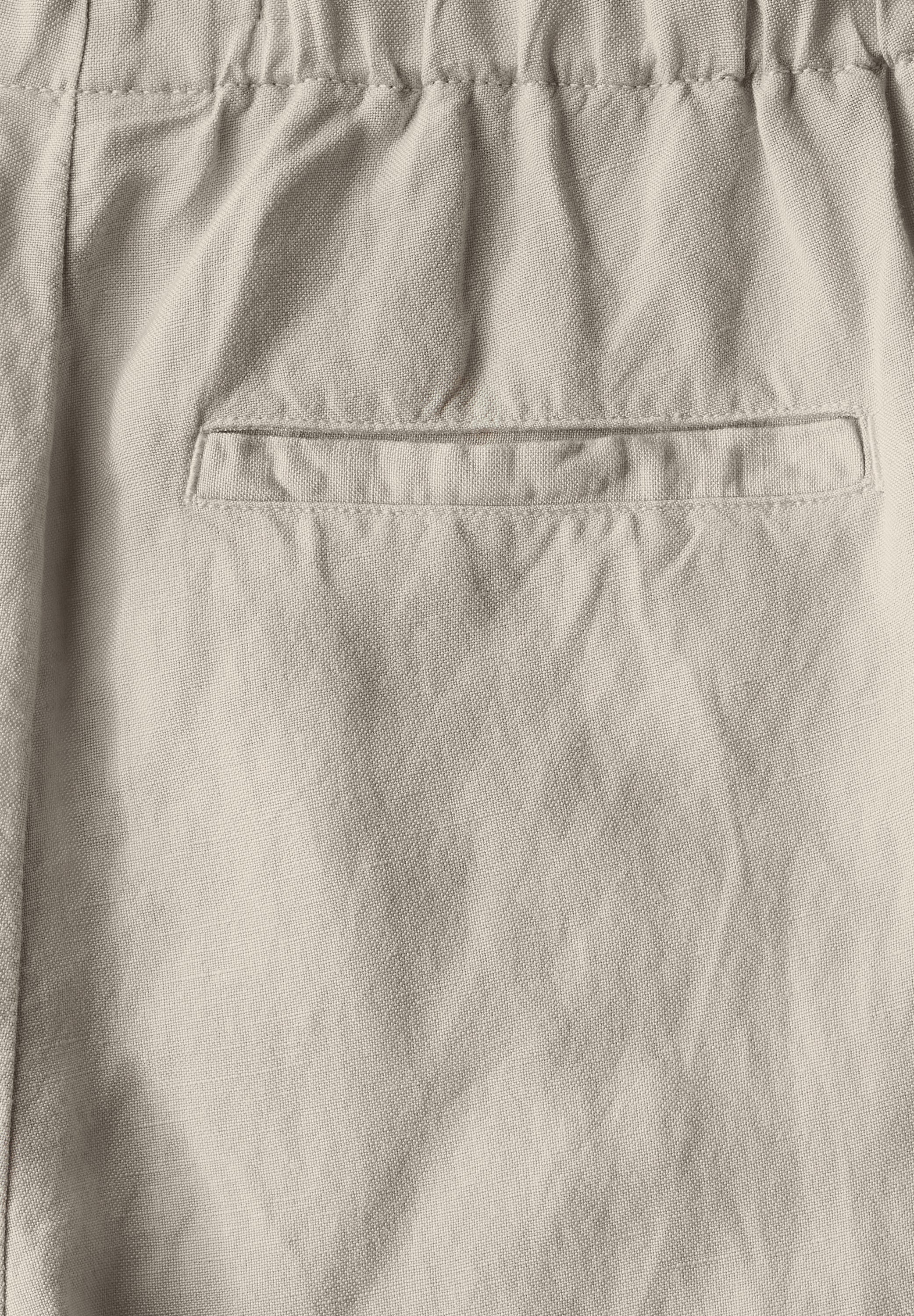 CECIL Loose Fit High Waist Damen Leinenhose