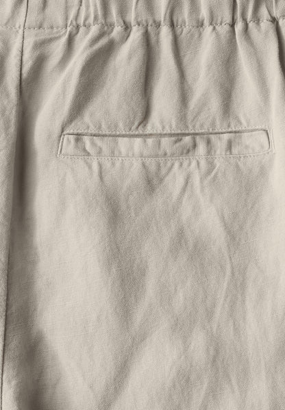 CECIL Loose Fit High Waist Damen Leinenhose