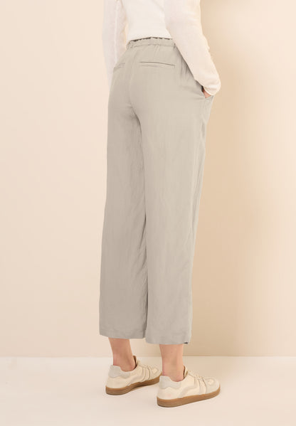 CECIL Loose Fit High Waist Damen Leinenhose