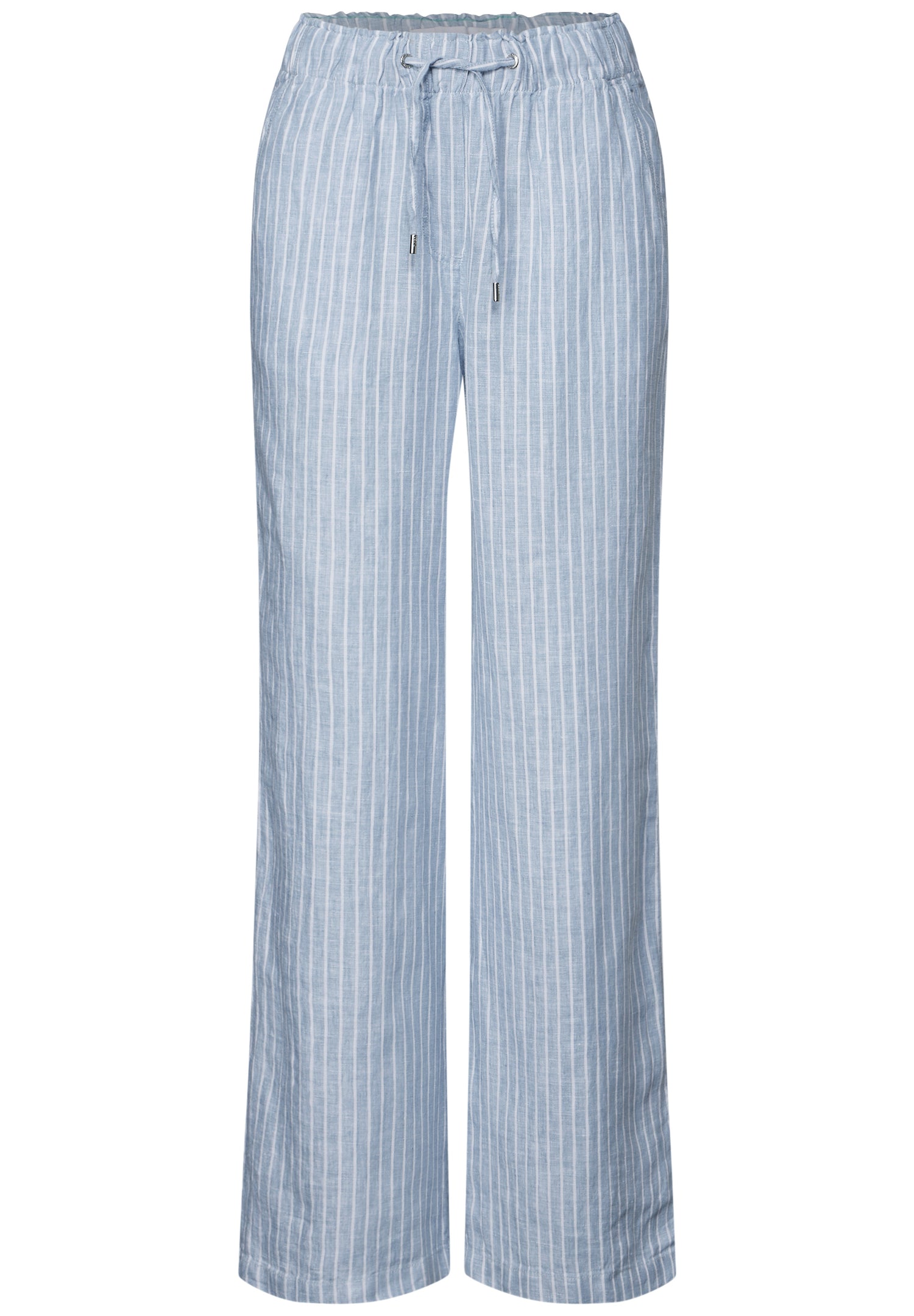CECIL Leinenhose Damen Wide Legs High Waist Loose Fit