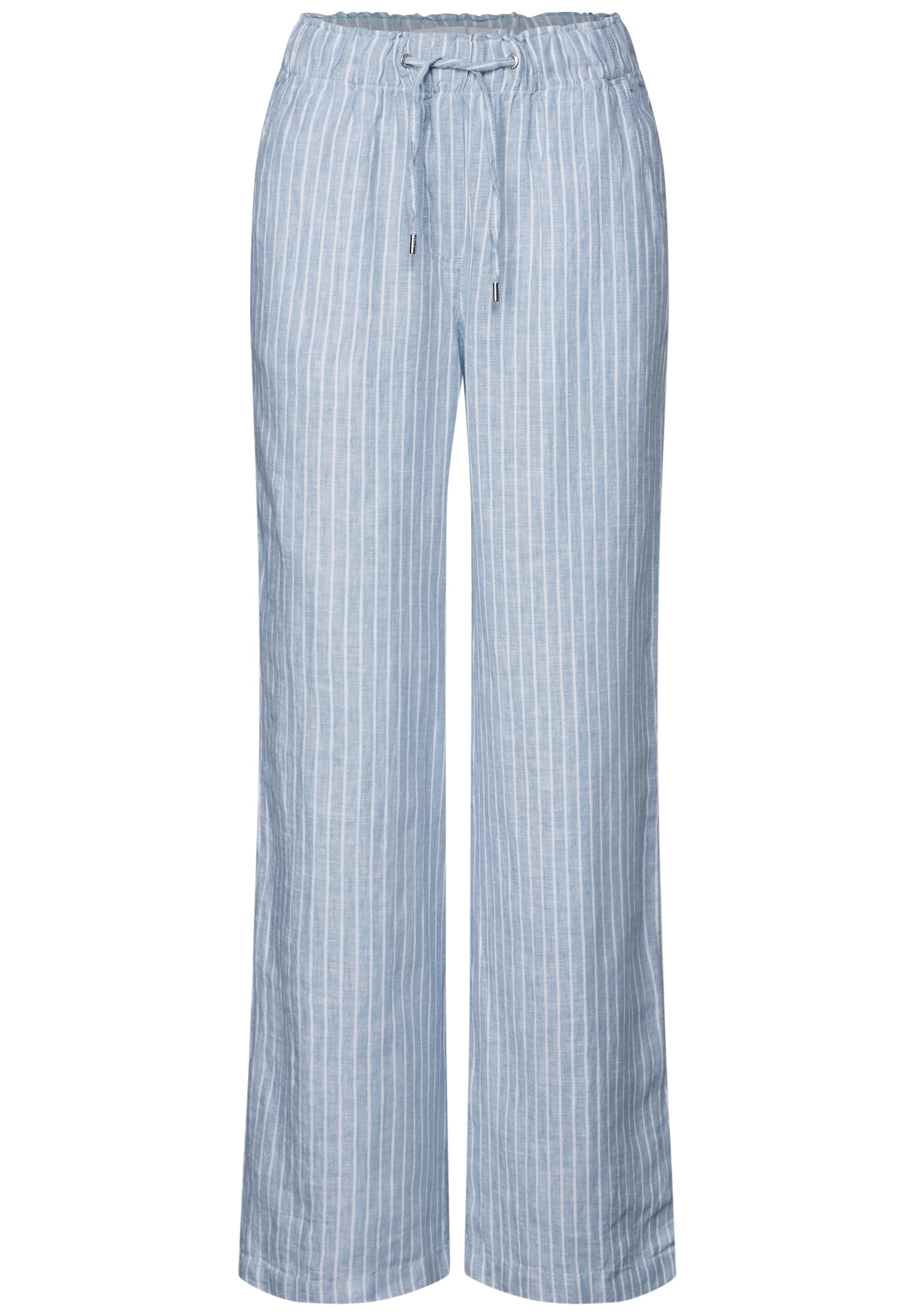 CECIL Leinenhose Damen Wide Legs High Waist Loose Fit