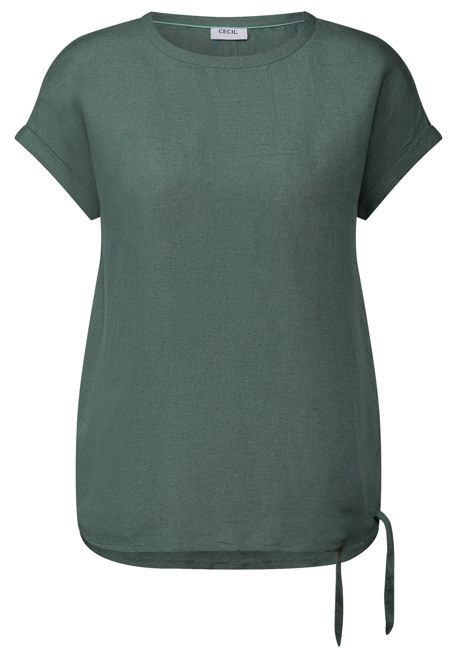 CECIL Sommerbluse Damen lässiger Look Knotendetail