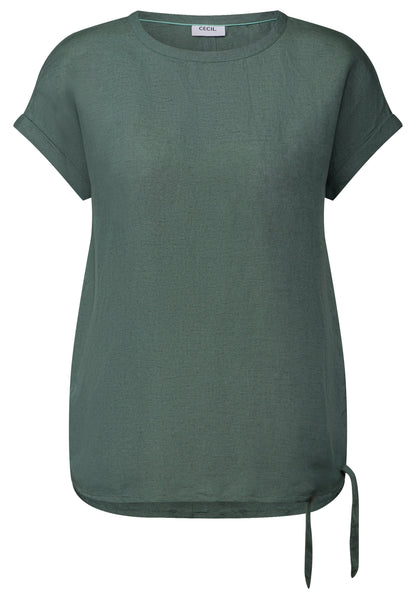 CECIL Sommerbluse Damen lässiger Look Knotendetail