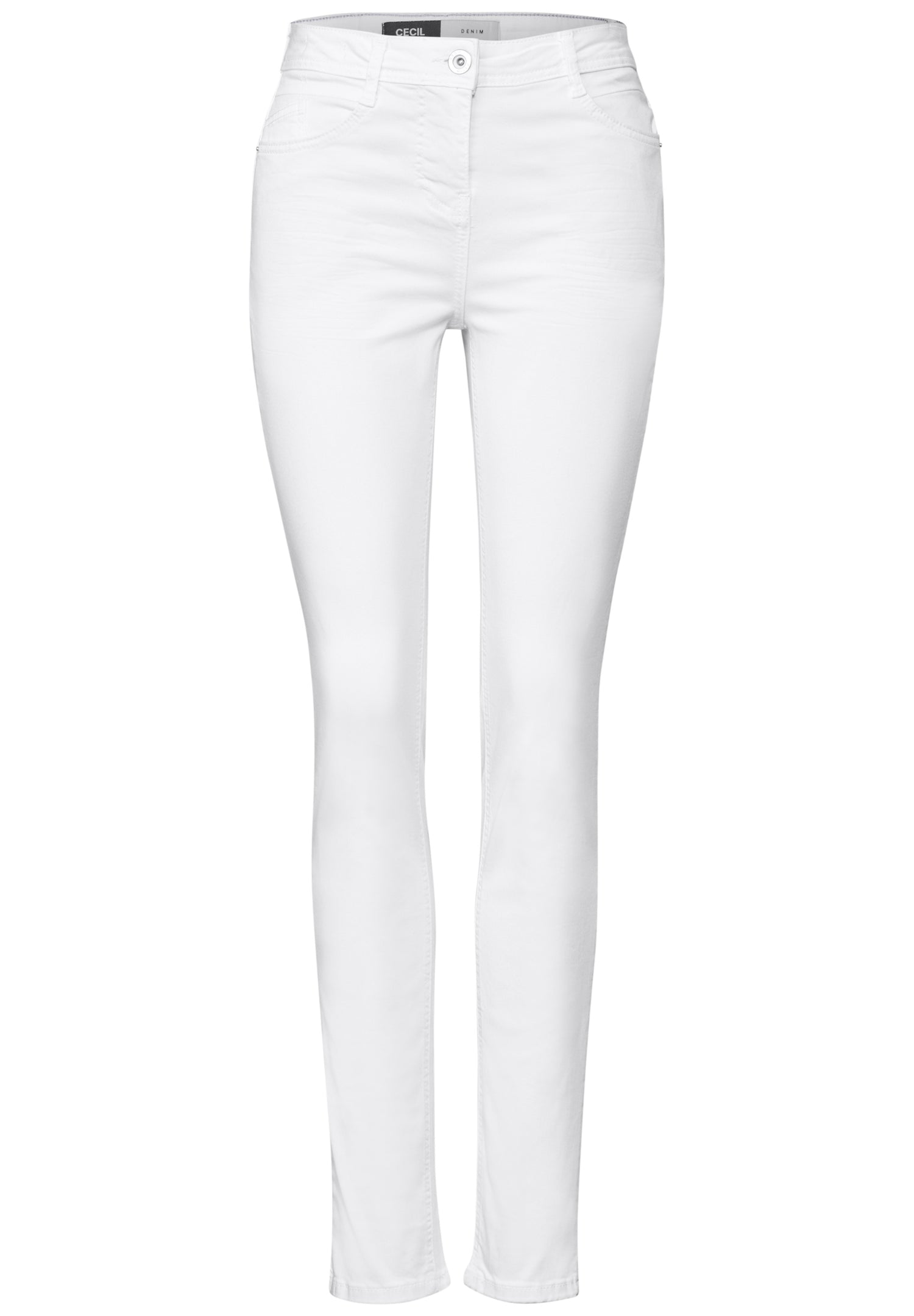 CECIL Slim Fit Toronto Damen High Waist Jeans mit Slim Legs