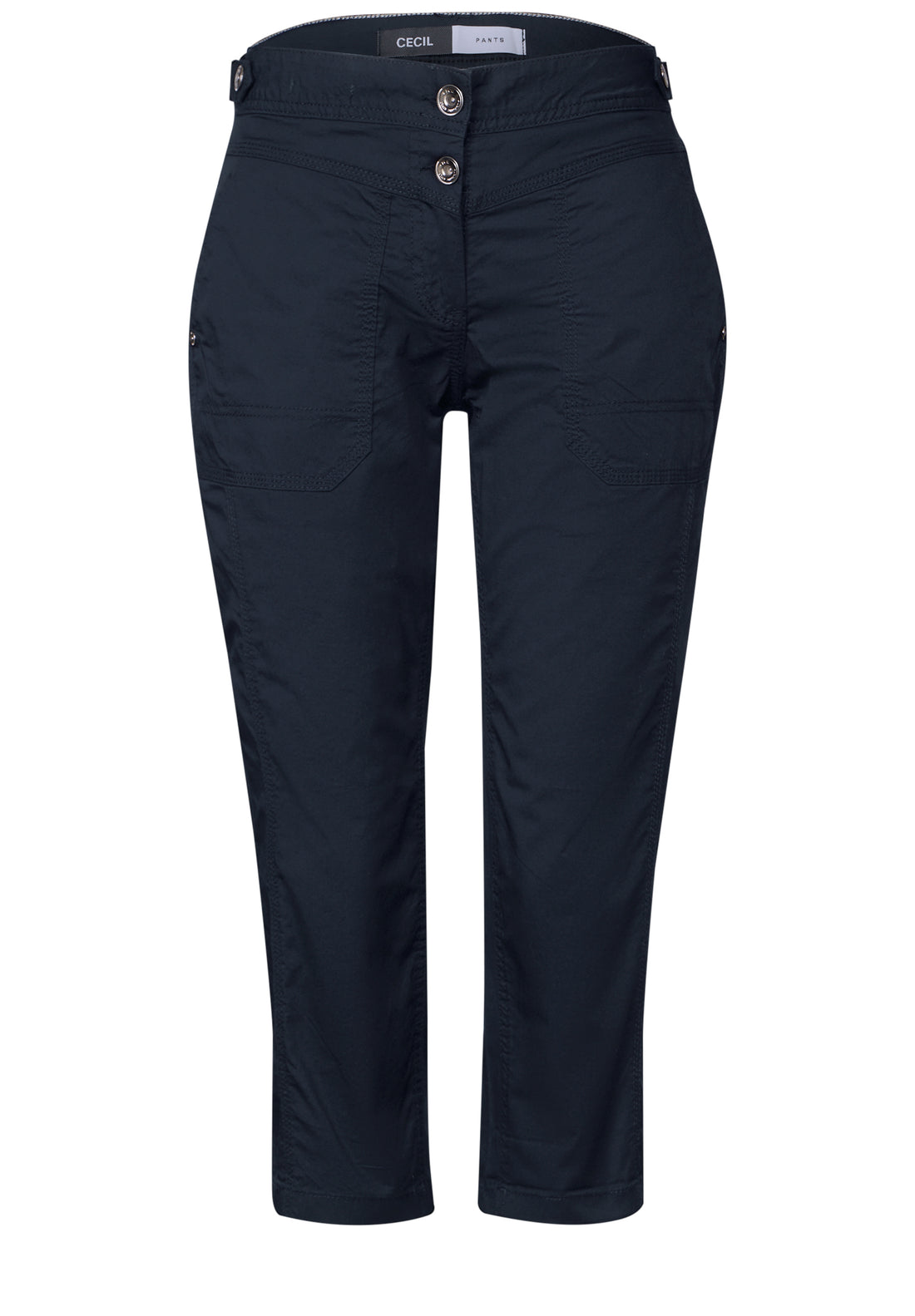 CECIL Damenhose Casual Fit Mid Waist Slim Legs
