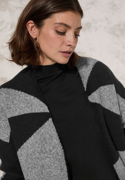 CECIL Gemusterte Strickjacke Damen Grafisches Muster