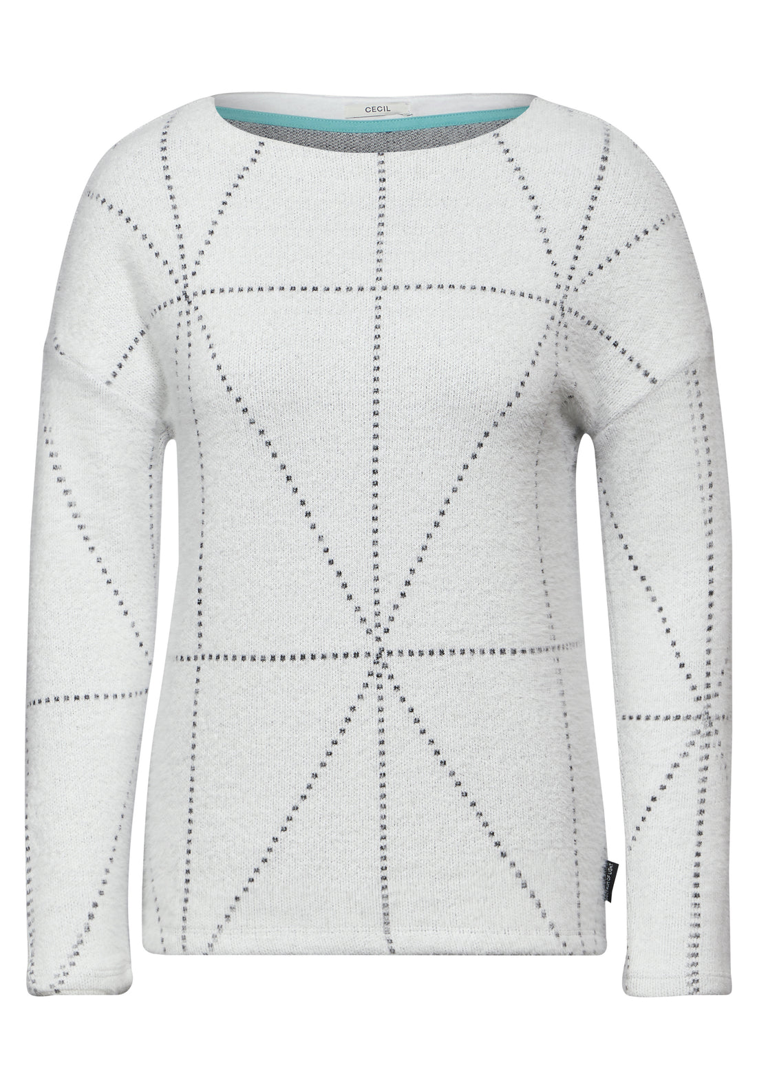 CECIL Langarmshirt Damen Kuscheliges Federgarn