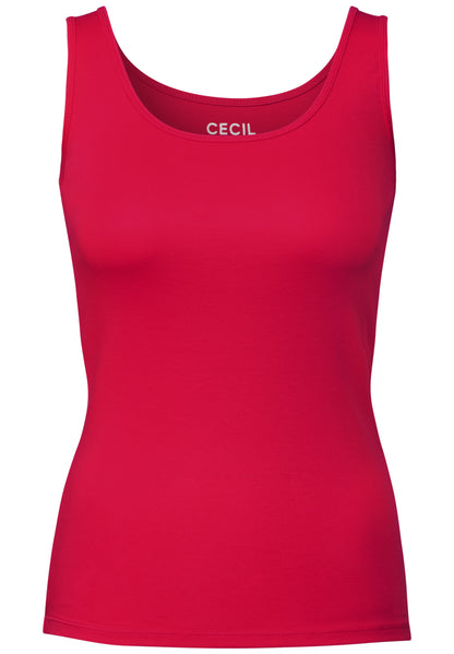 CECIL Basic Top Damen Ärmellos Baumwolle