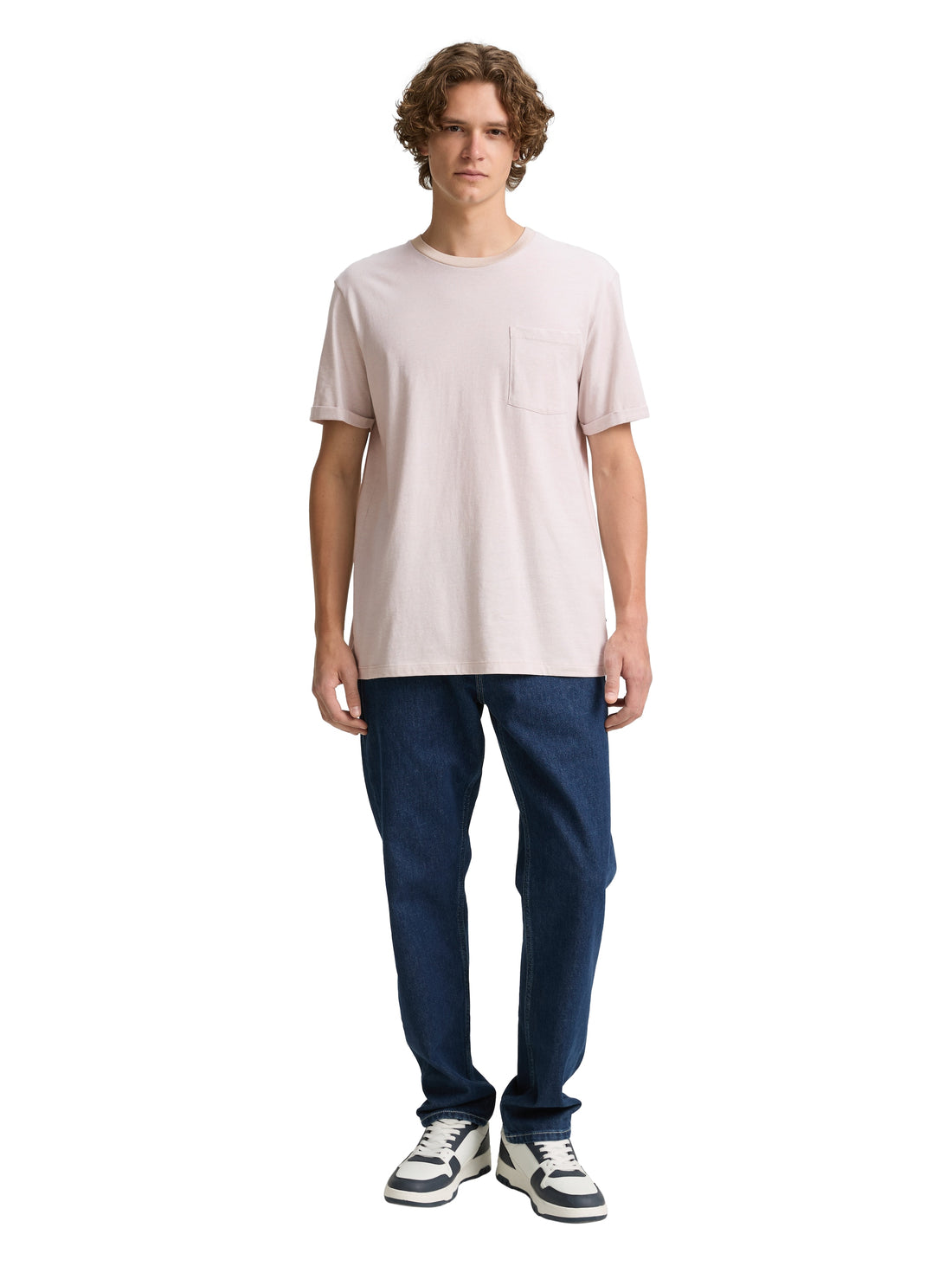 Tom Tailor Denim T-Shirt Erwachsene Männlich mit Brusttasche