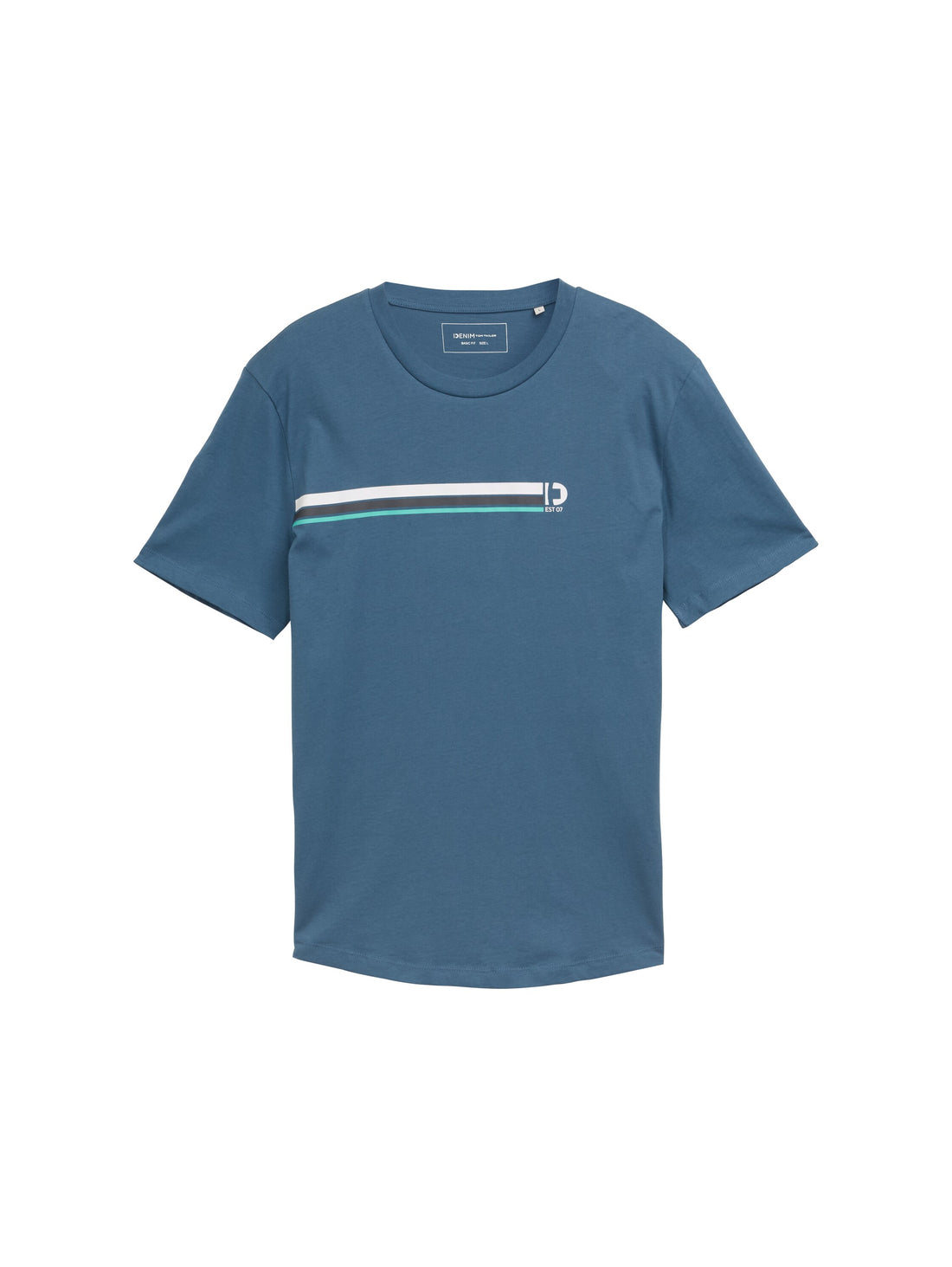 Tom Tailor Denim T-Shirt Erwachsene Männlich gestreifter Print