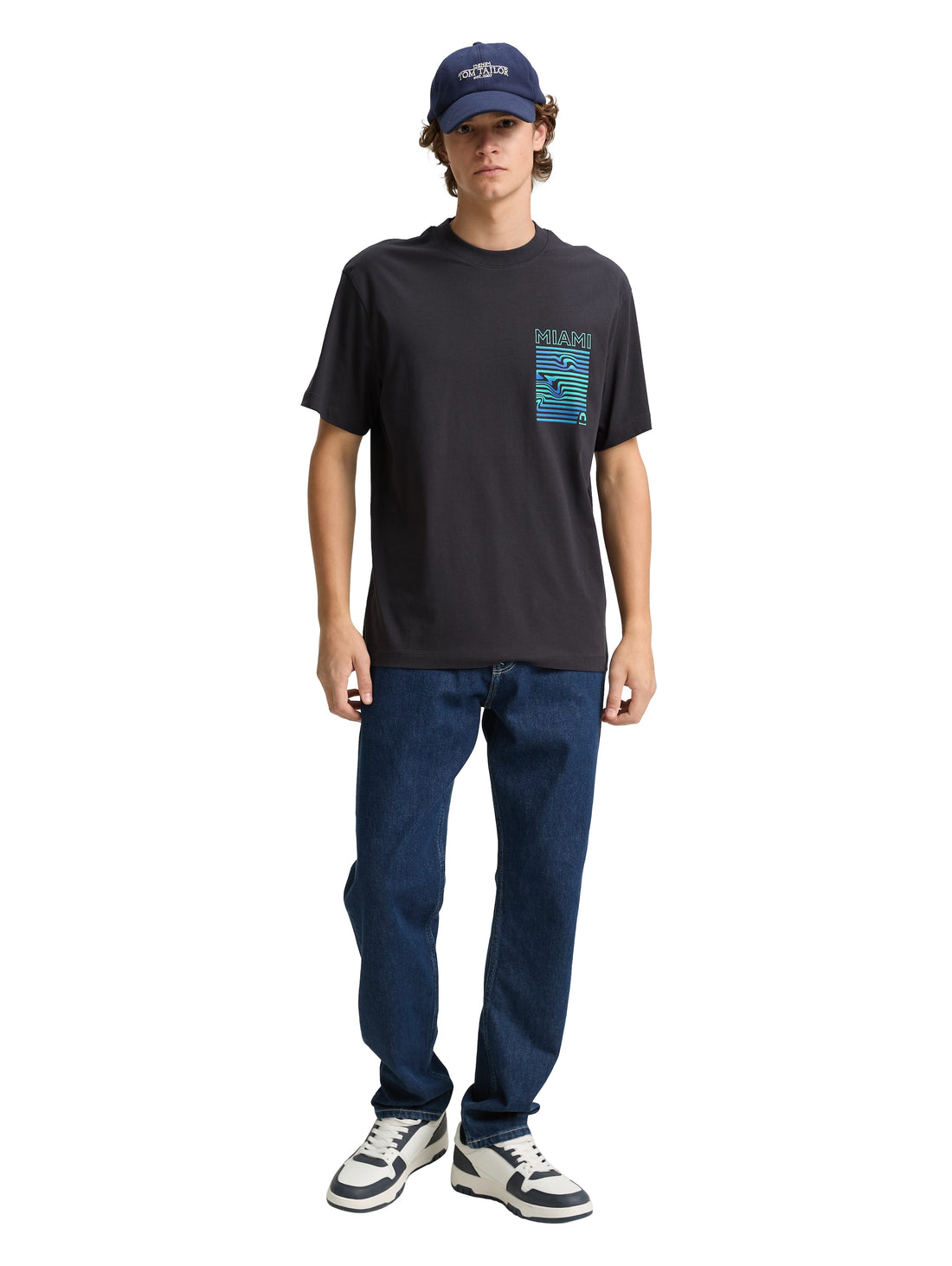 Tom Tailor Denim T-Shirt Herren bunter Print