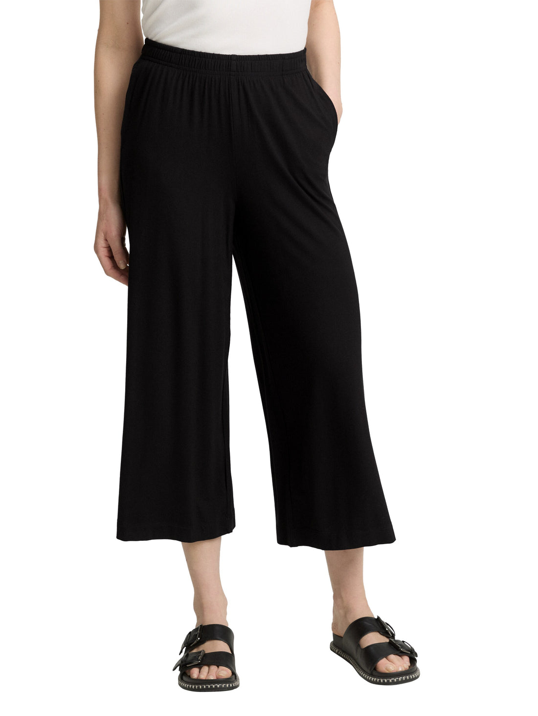 Tom Tailor Denim High Waist Hose Damen Elastischer Bund Stretch-Stoff
