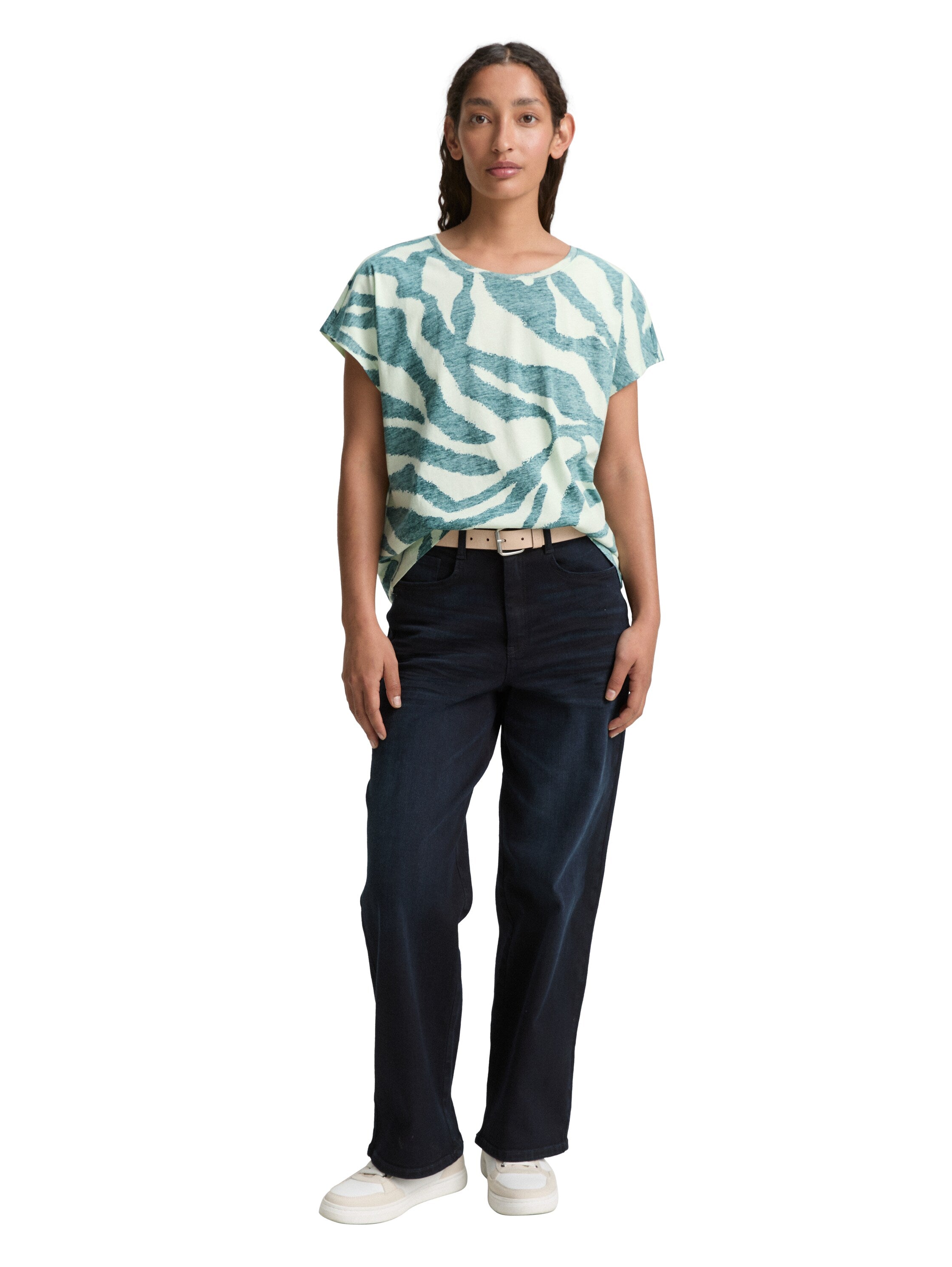 Tom Tailor Denim T-Shirt Erwachsene Inside-Out-Print