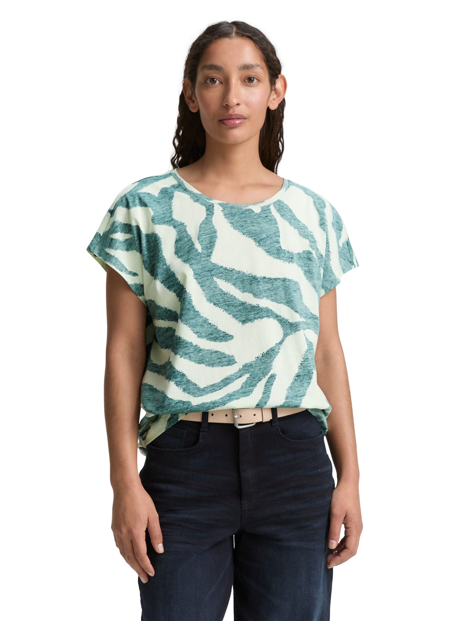 Tom Tailor Denim T-Shirt Erwachsene Inside-Out-Print