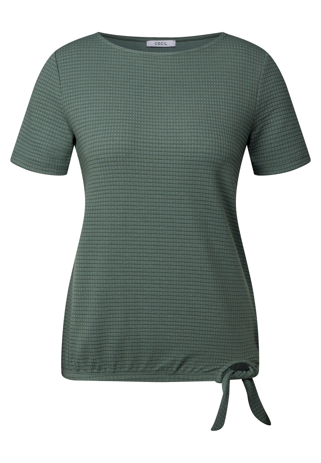 CECIL Sommershirt Damen mit Knoten-Detail