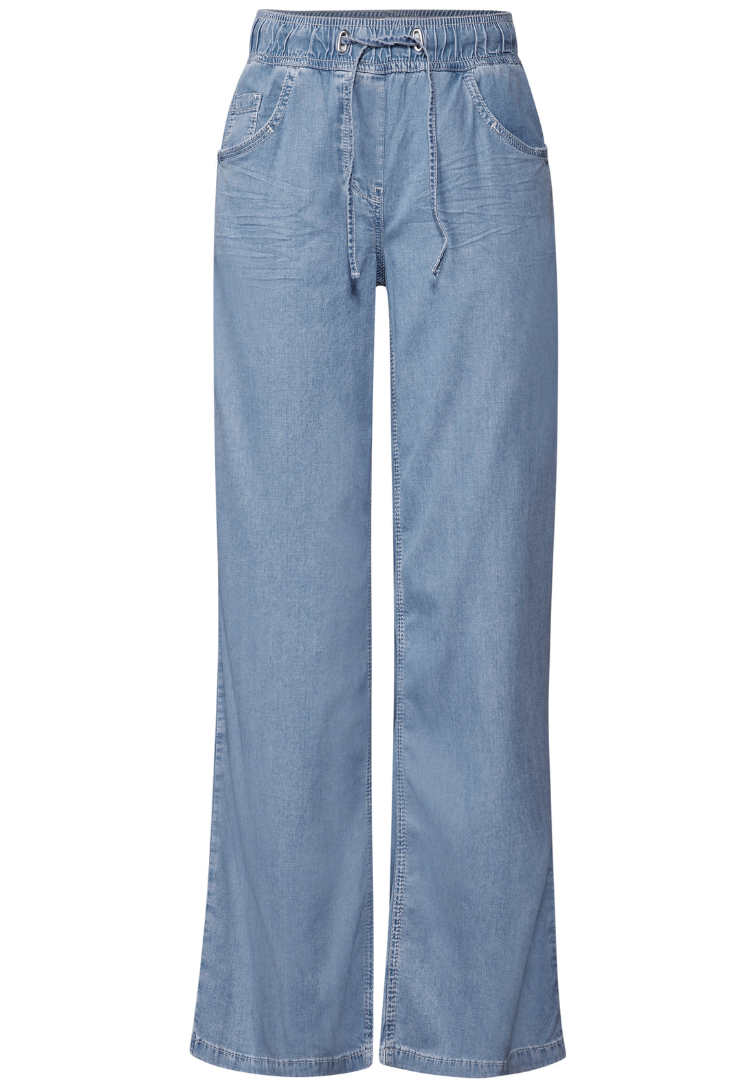 CECIL Wide Leg Jeans Damen Loose Fit High Waist Elastischer Bund