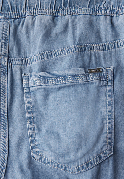 CECIL Wide Leg Jeans Damen Loose Fit High Waist Elastischer Bund