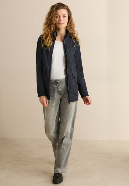 CECIL Midi Jacke Damen mit herausnehmbarer Kapuze