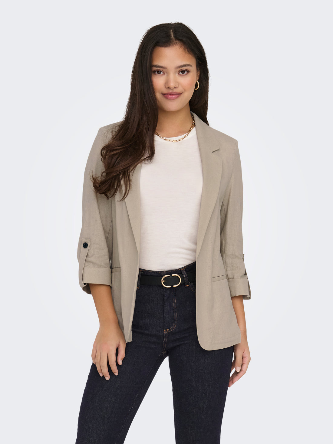 Bestseller Damen Blazer Lang Locker Geschnitten