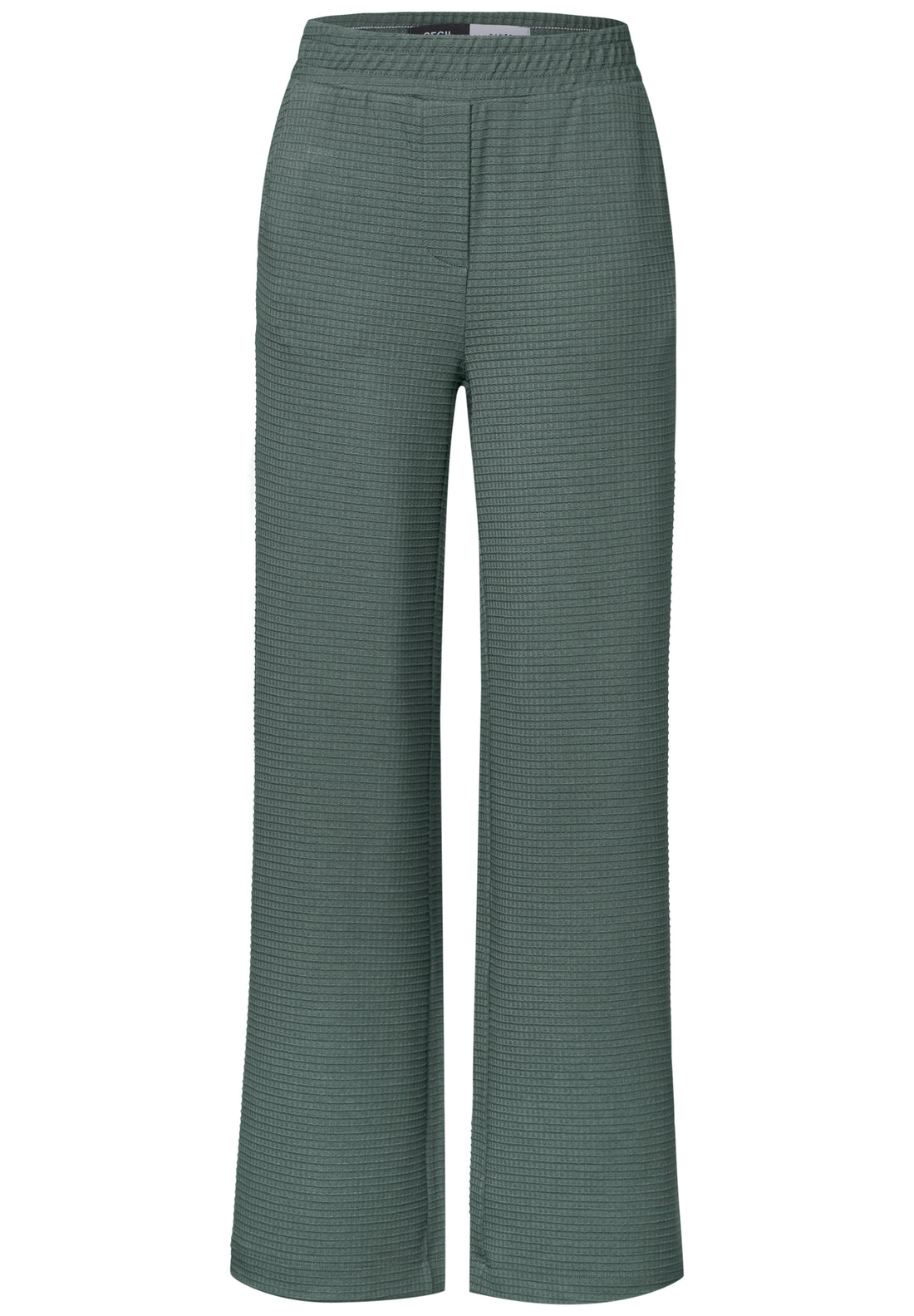 CECIL Loose Fit Damen Hose mit Wide Legs und Waffelstruktur