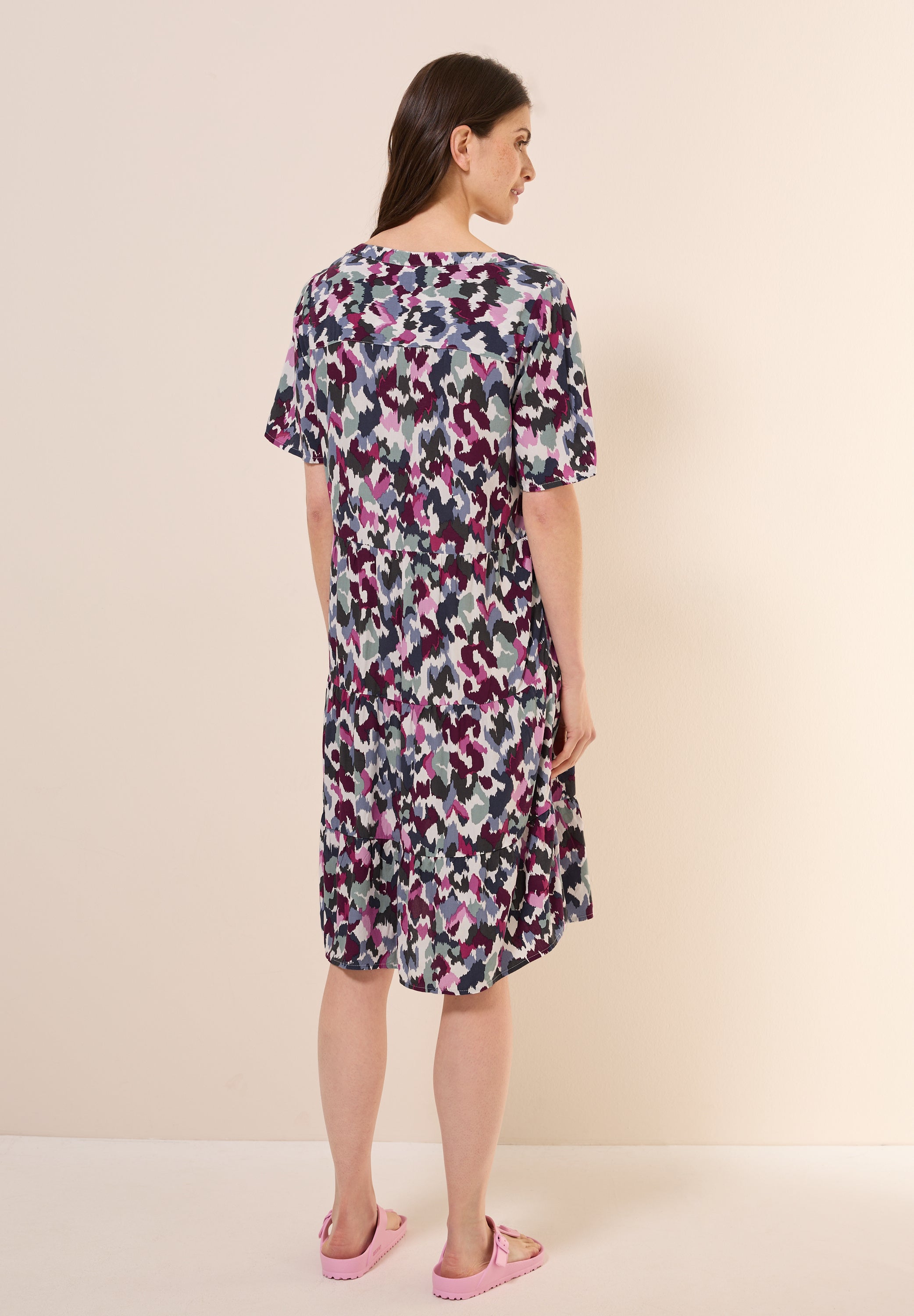 CECIL Knielanges Kleid Damen Vanilla White