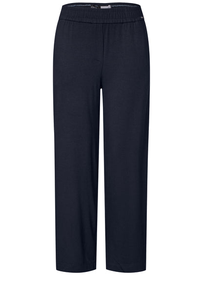 CECIL Culotte Damen High Waist Wide Leg Stretchhose