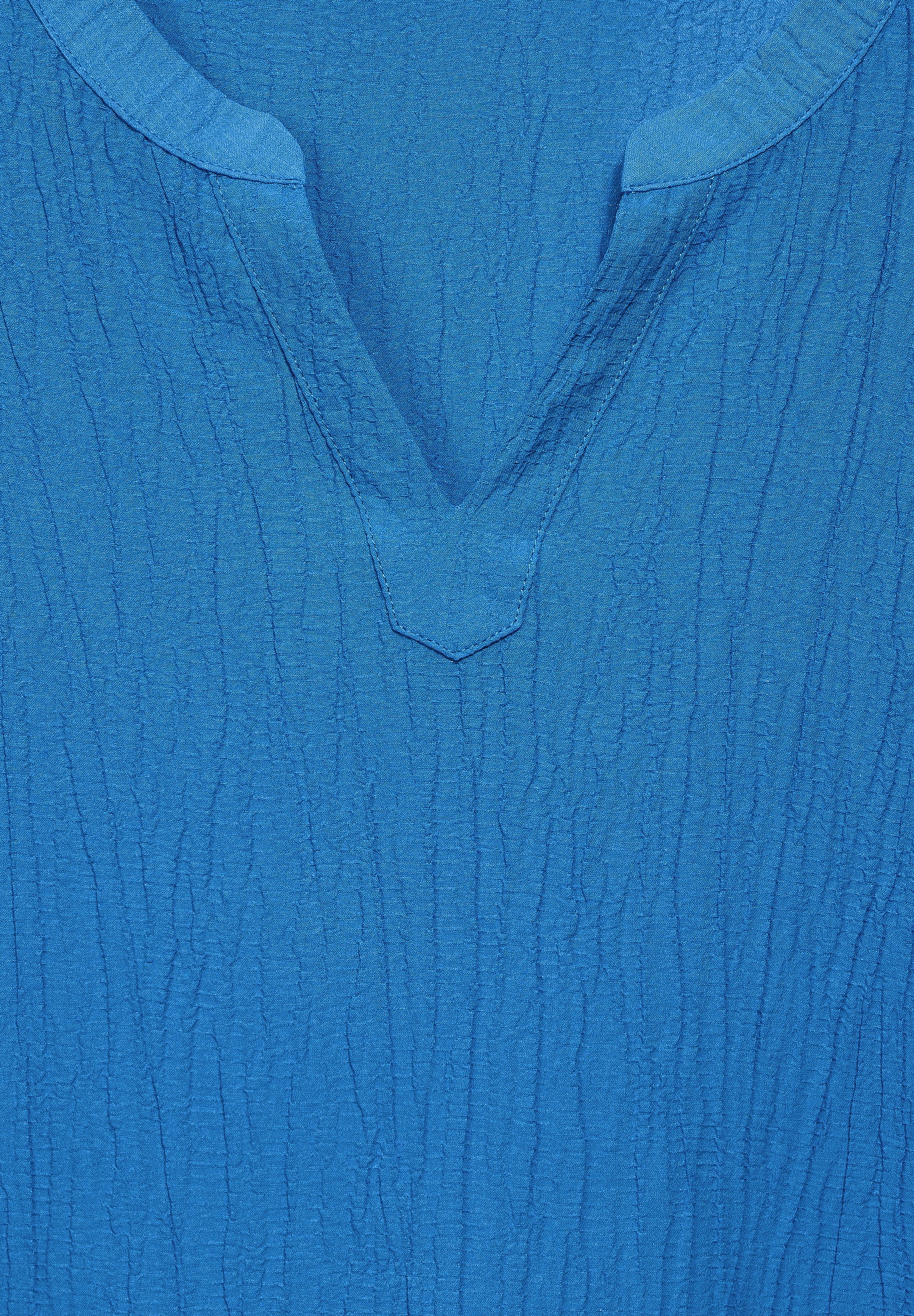 CECIL Seersucker Midikleid Damen elegante Silhouette