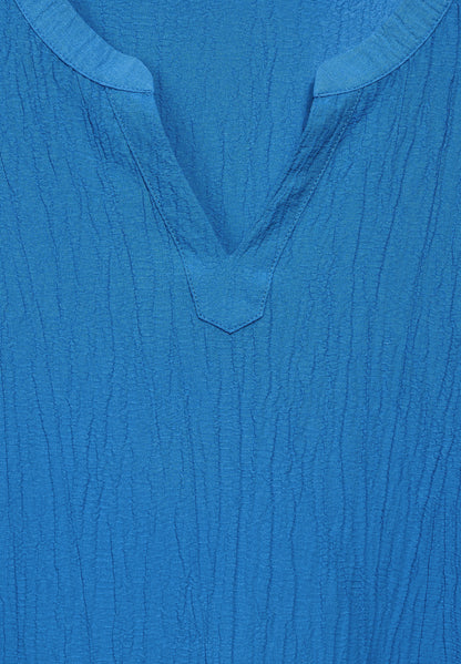 CECIL Seersucker Midikleid Damen elegante Silhouette