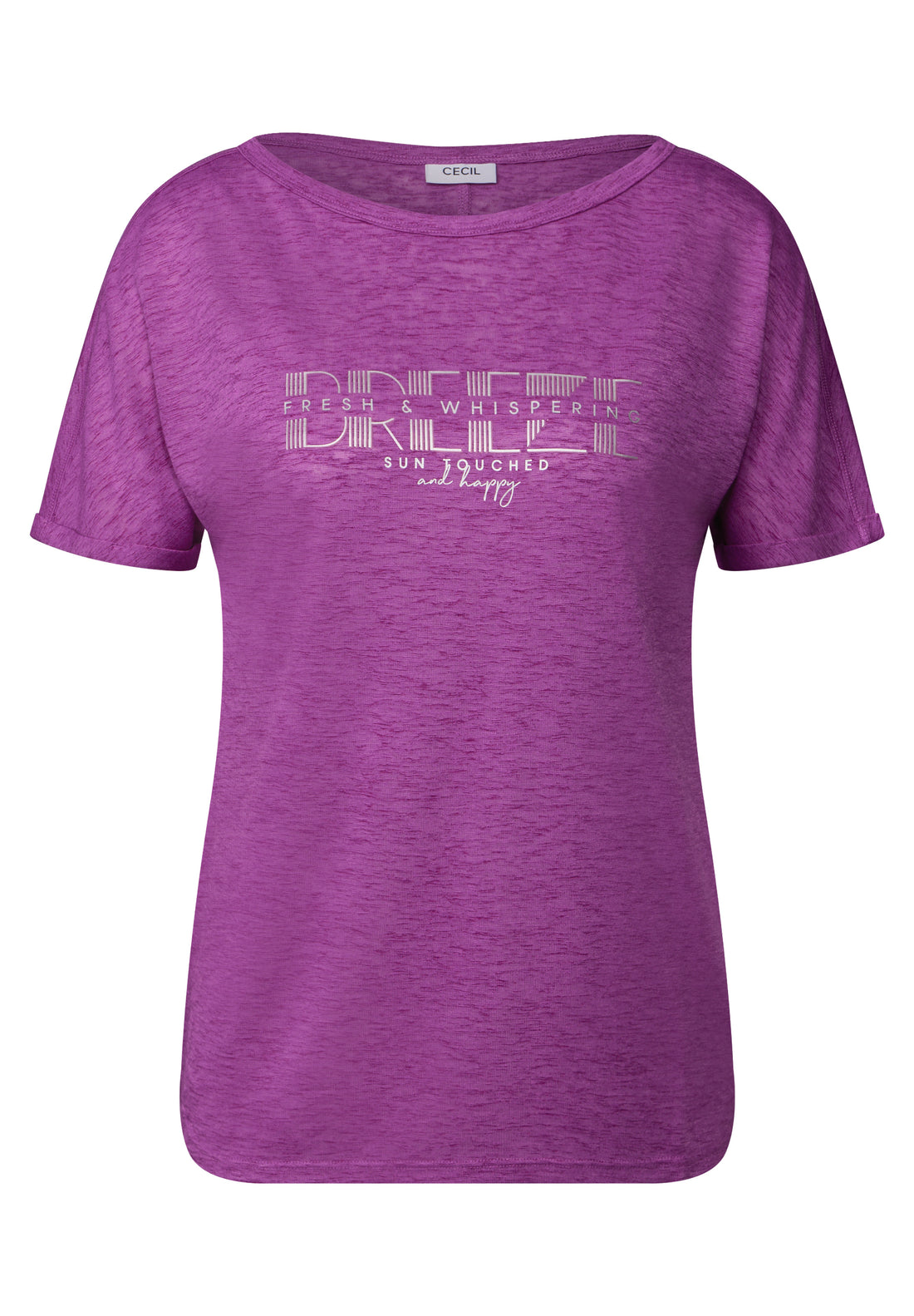 CECIL Leinen-Look Shirt Damen lässige Silhouette