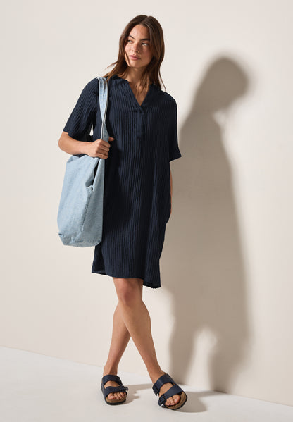 CECIL Kurzes Damenkleid Lockere Passform mit Seitlichen Taschen