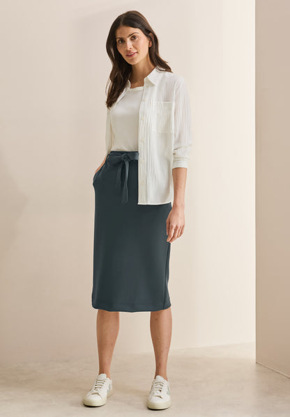 CECIL Midi-Rock Damen Modalmix mit Stretchanteil