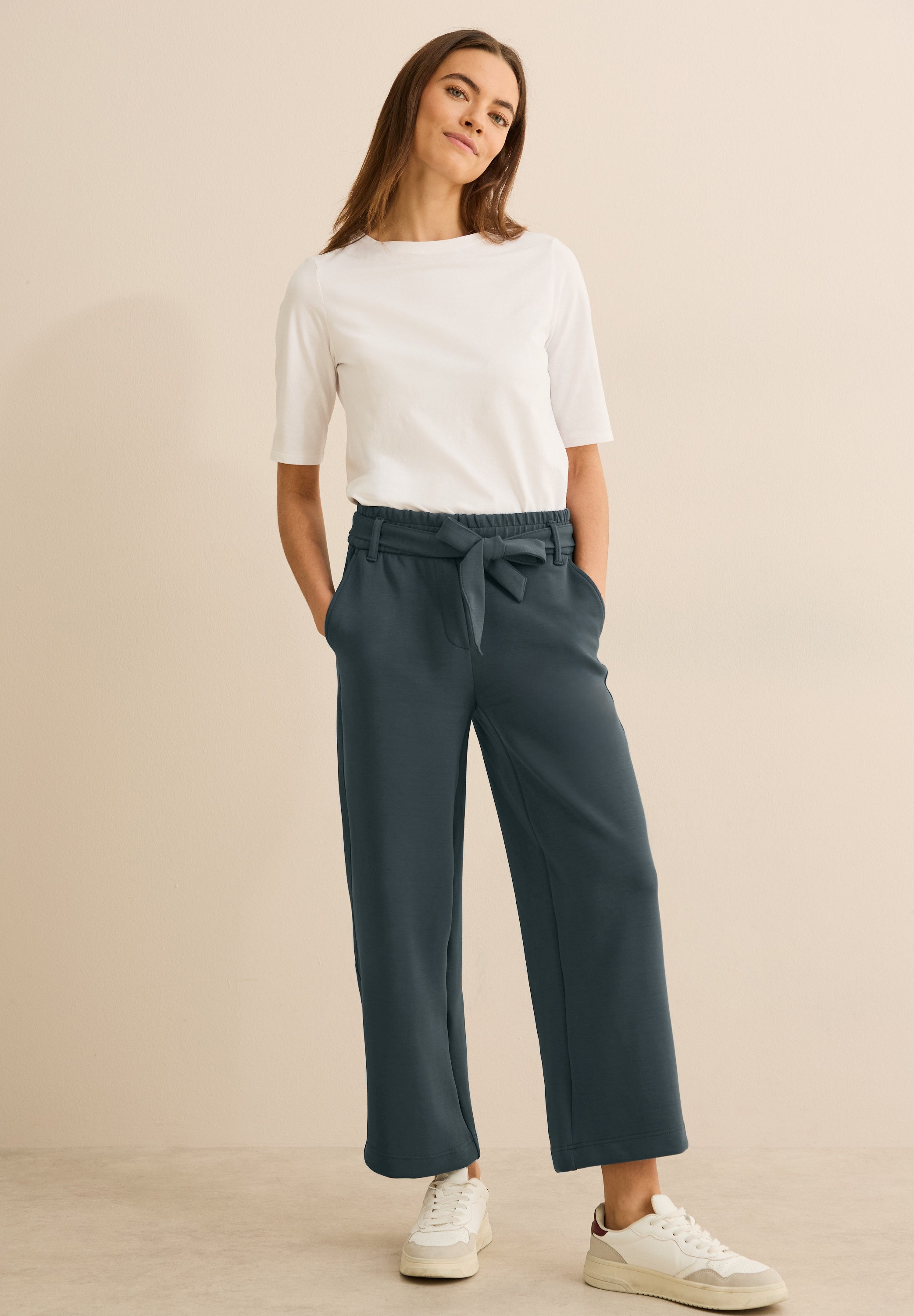 CECIL Wide Leg Hose Damen Moderner High Waist Style Neele