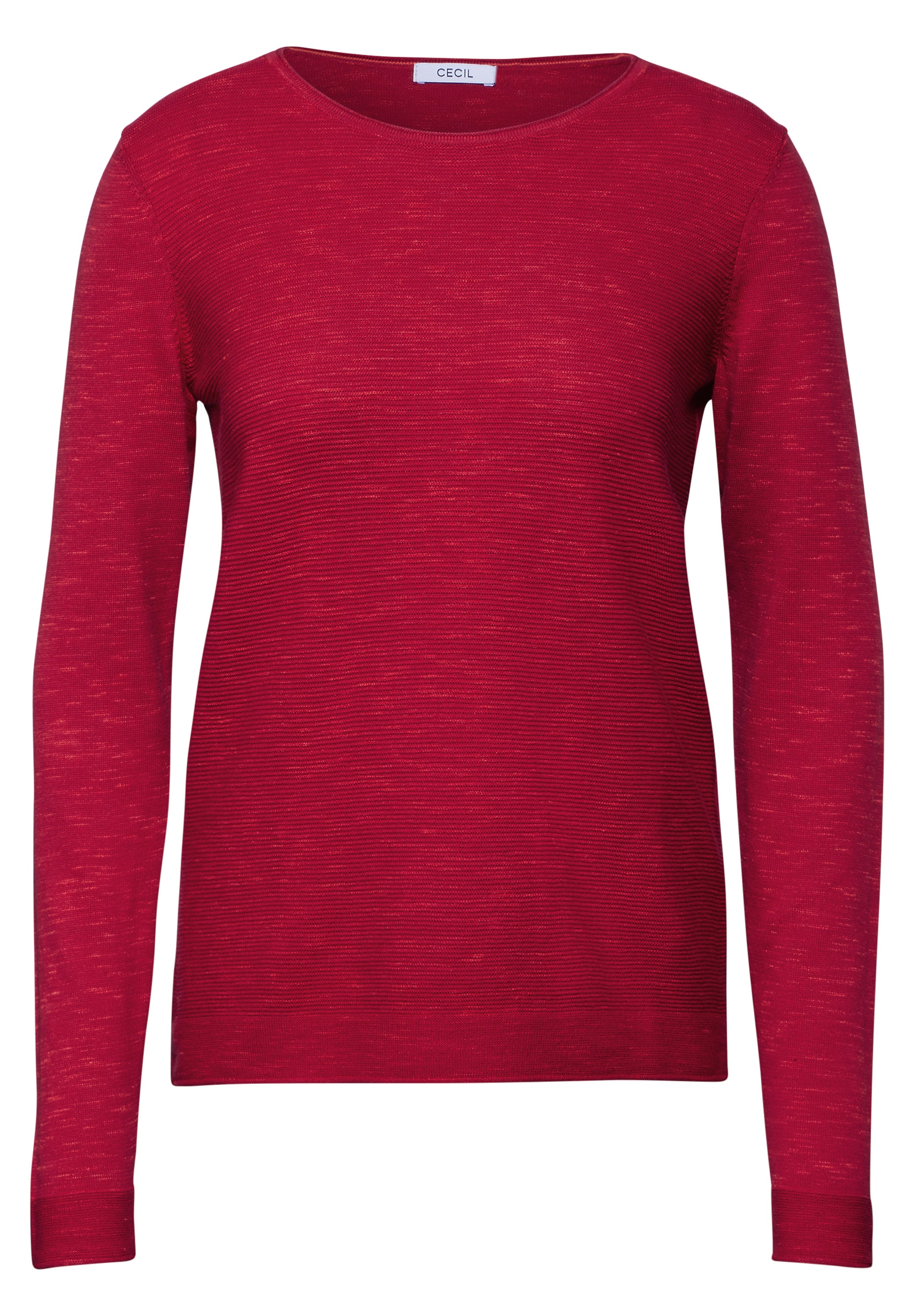 CECIL Strickpullover Damen Baumwollmix Langarm