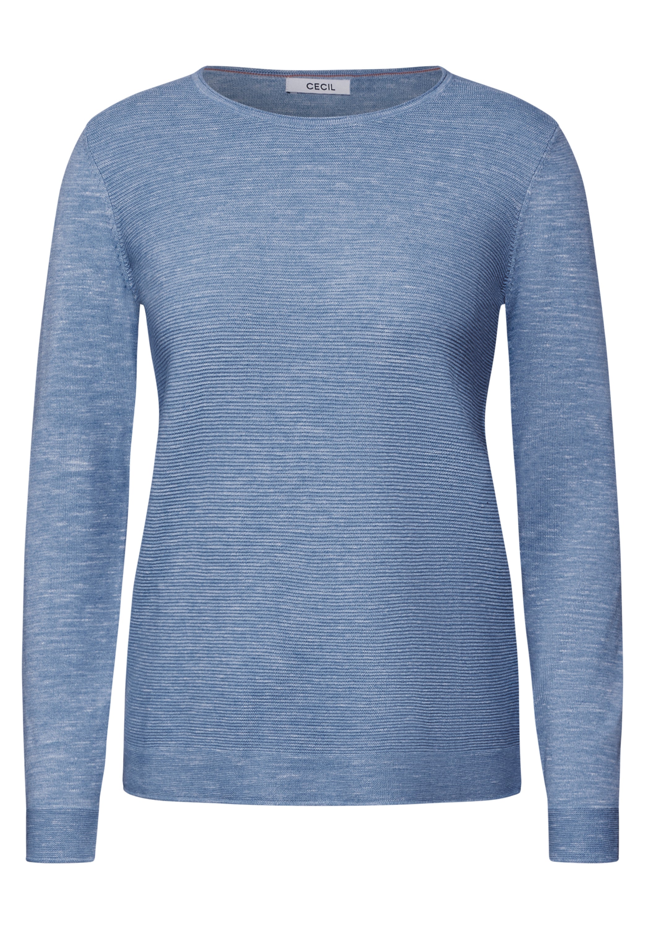 CECIL Strickpullover Damen Baumwollmix Langarm