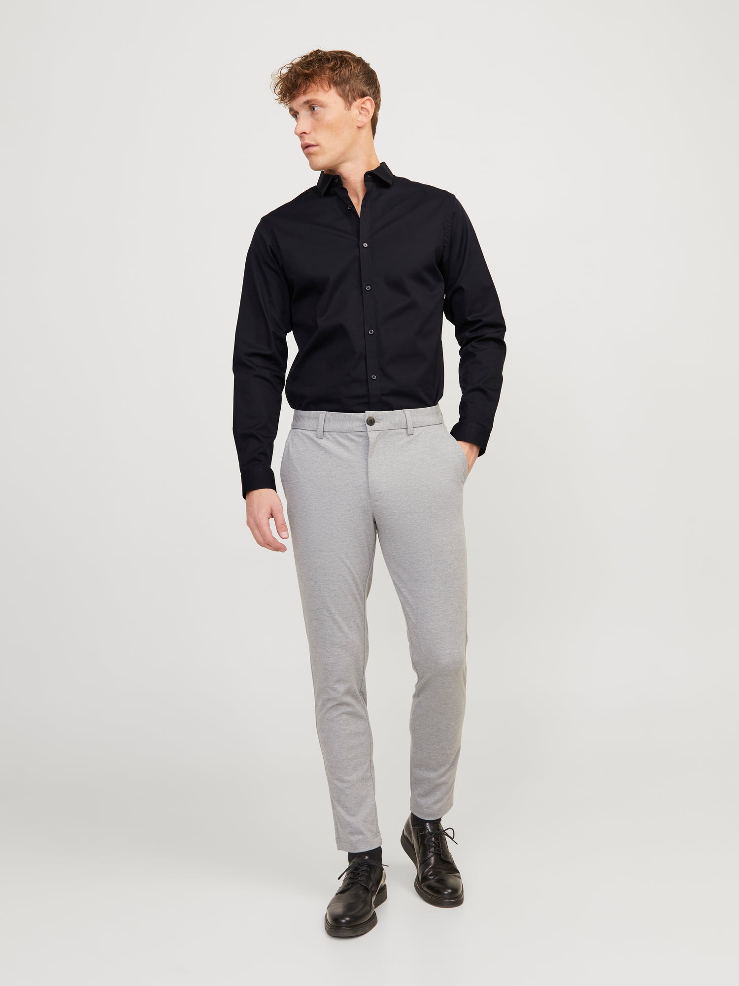Bestseller Oberhemd Slim Fit Herren Langarm Baumwolle