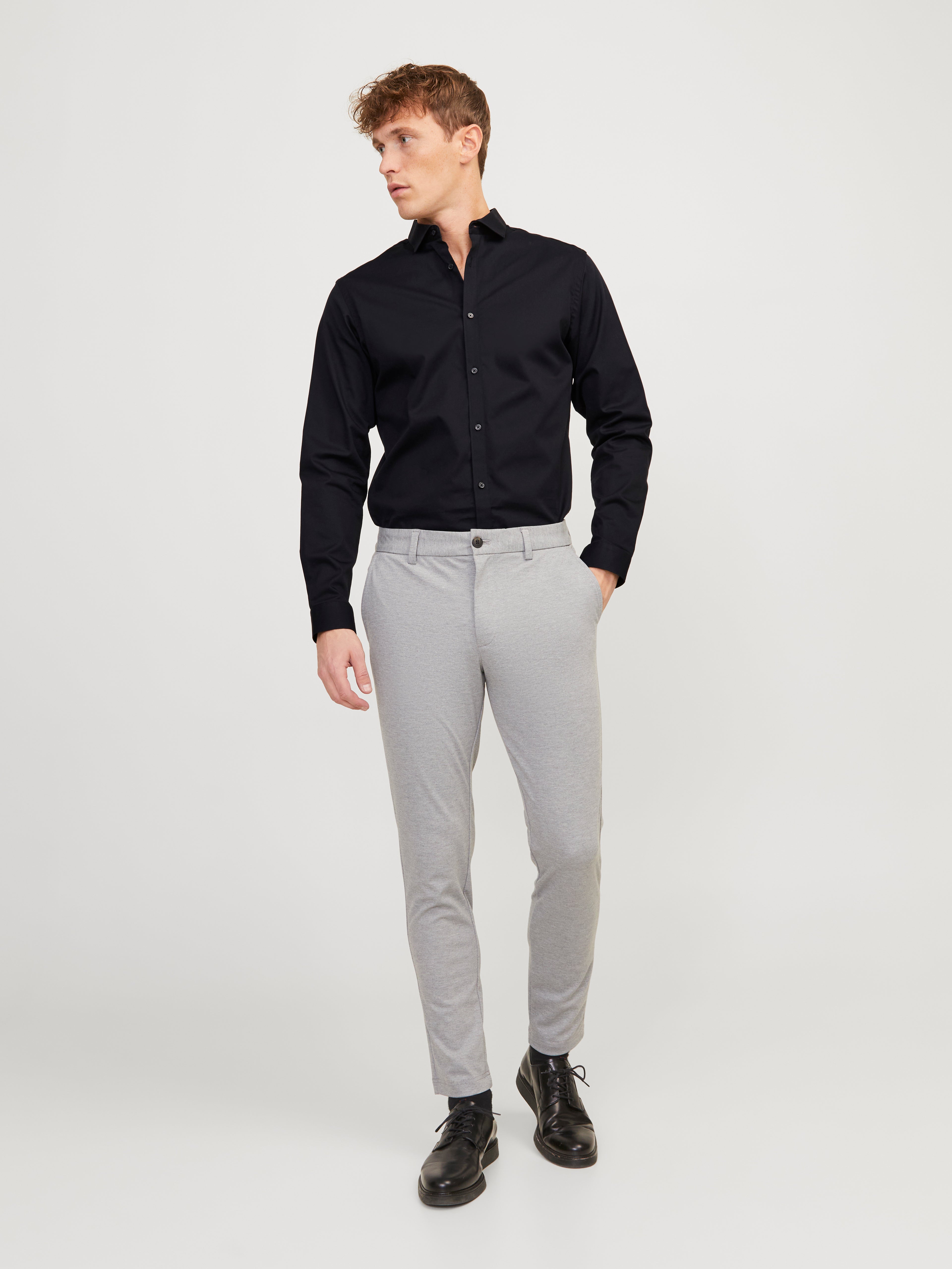 Bestseller Oberhemd Slim Fit Herren Langarm Baumwolle