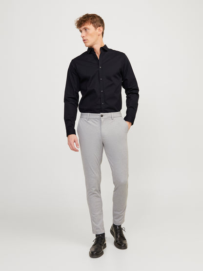 Bestseller Oberhemd Slim Fit Herren Langarm Baumwolle