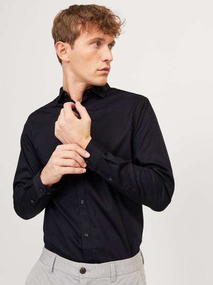 Bestseller Oberhemd Slim Fit Herren Langarm Baumwolle
