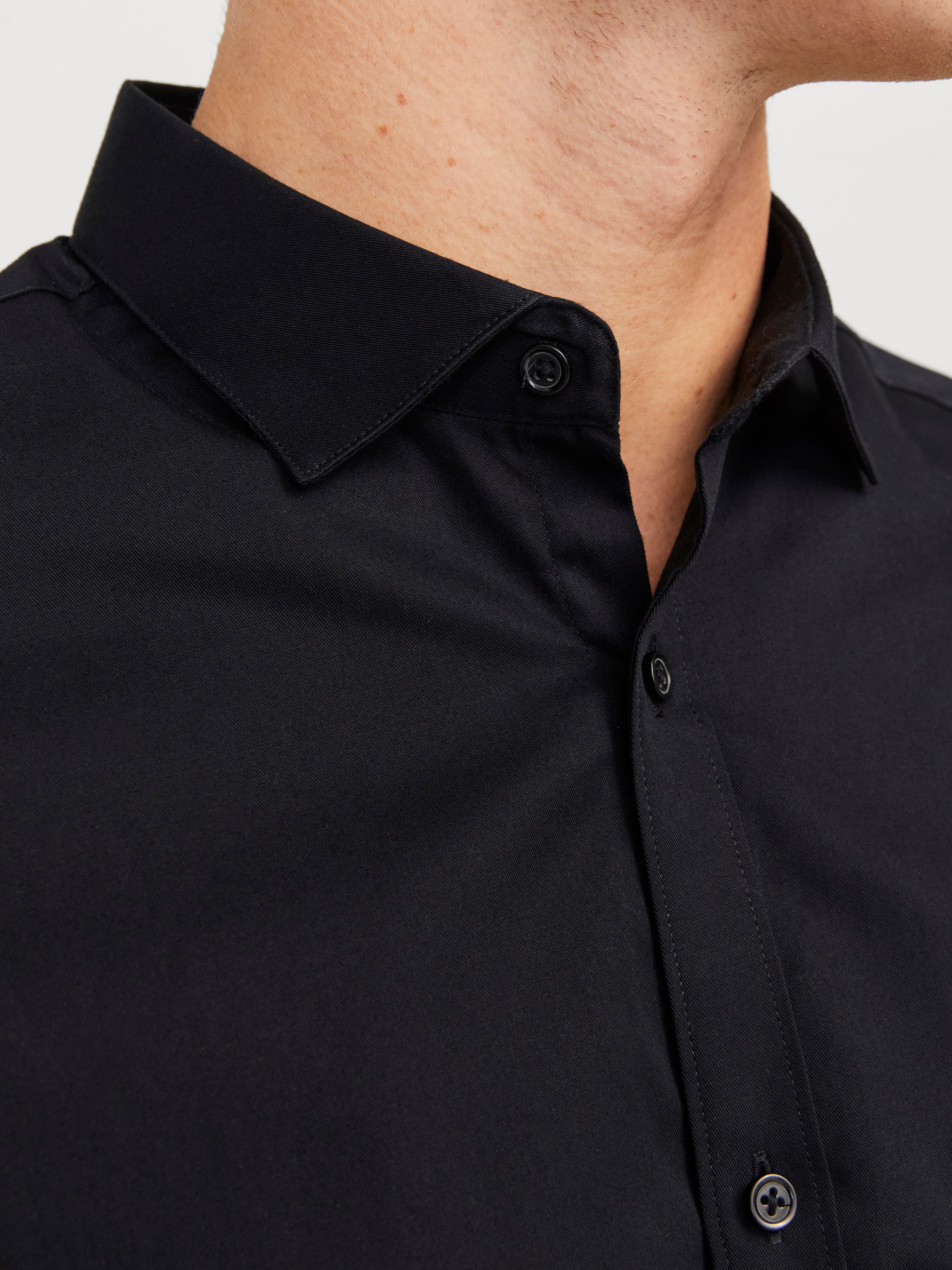 Bestseller Oberhemd Slim Fit Herren Langarm Baumwolle