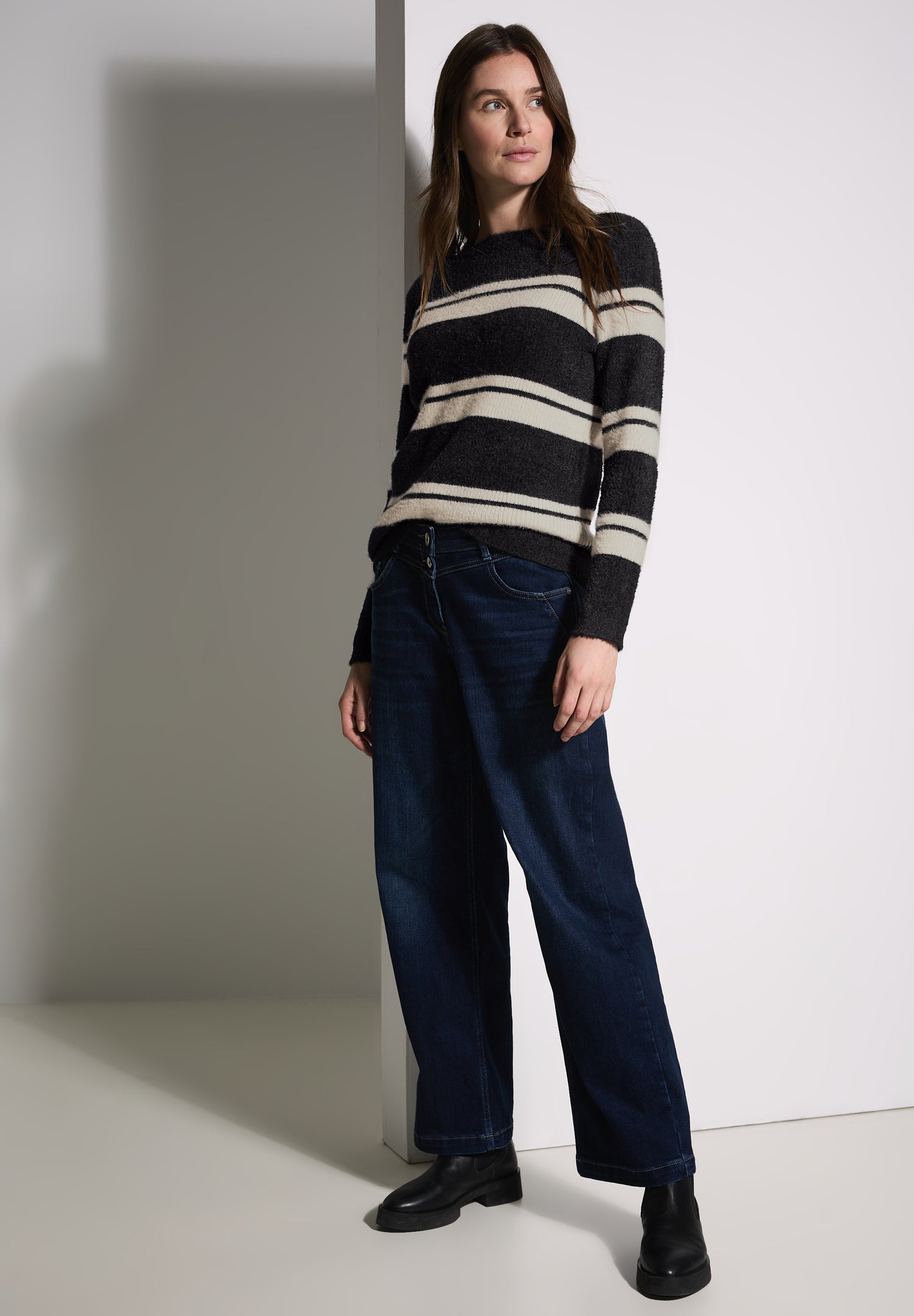 CECIL Federgarn-Pullover Damen Elegant und Kuschelig