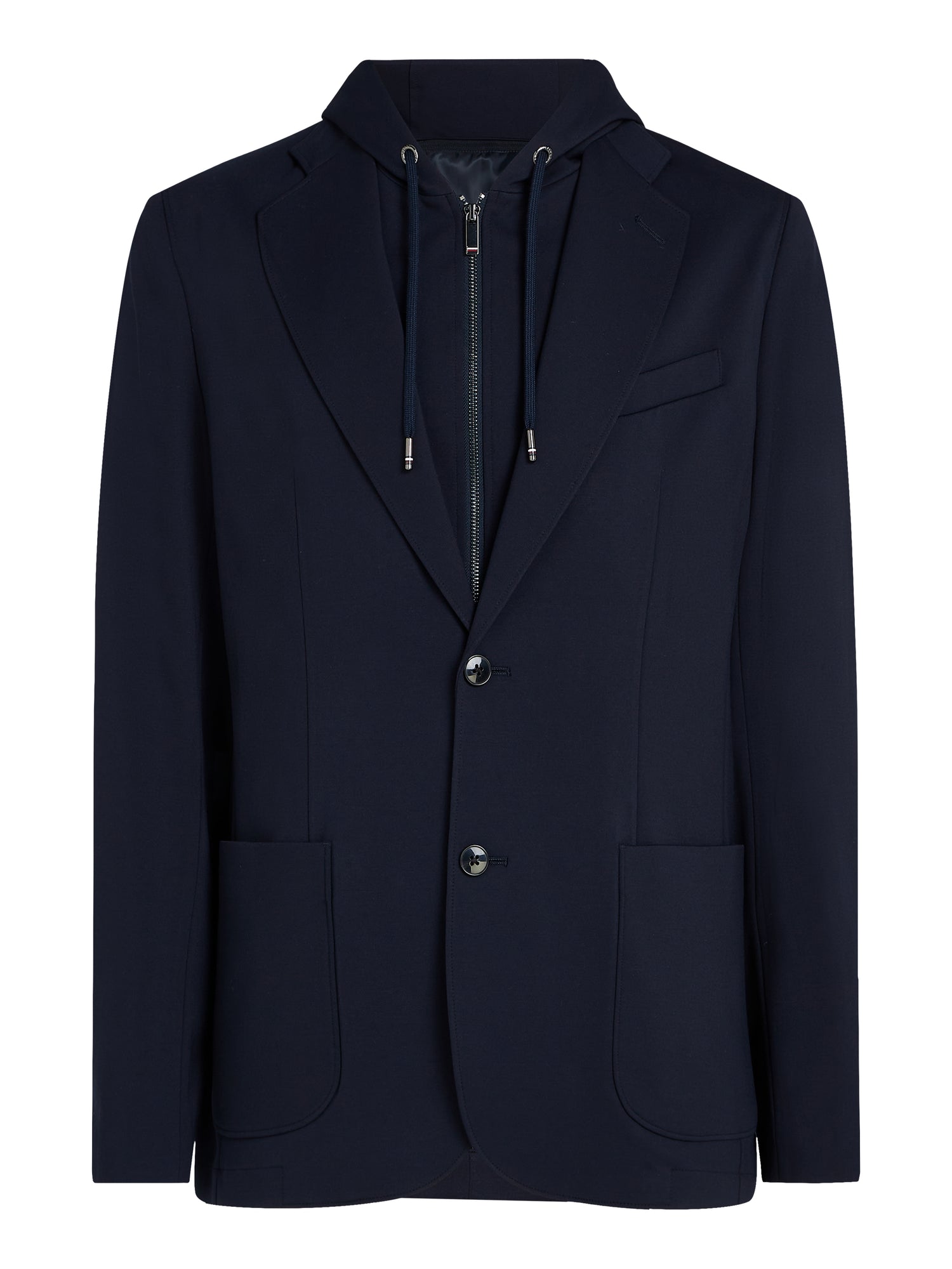 Tommy Hilfiger Herren Hybrid-Blazer mit Kapuzeneinsatz