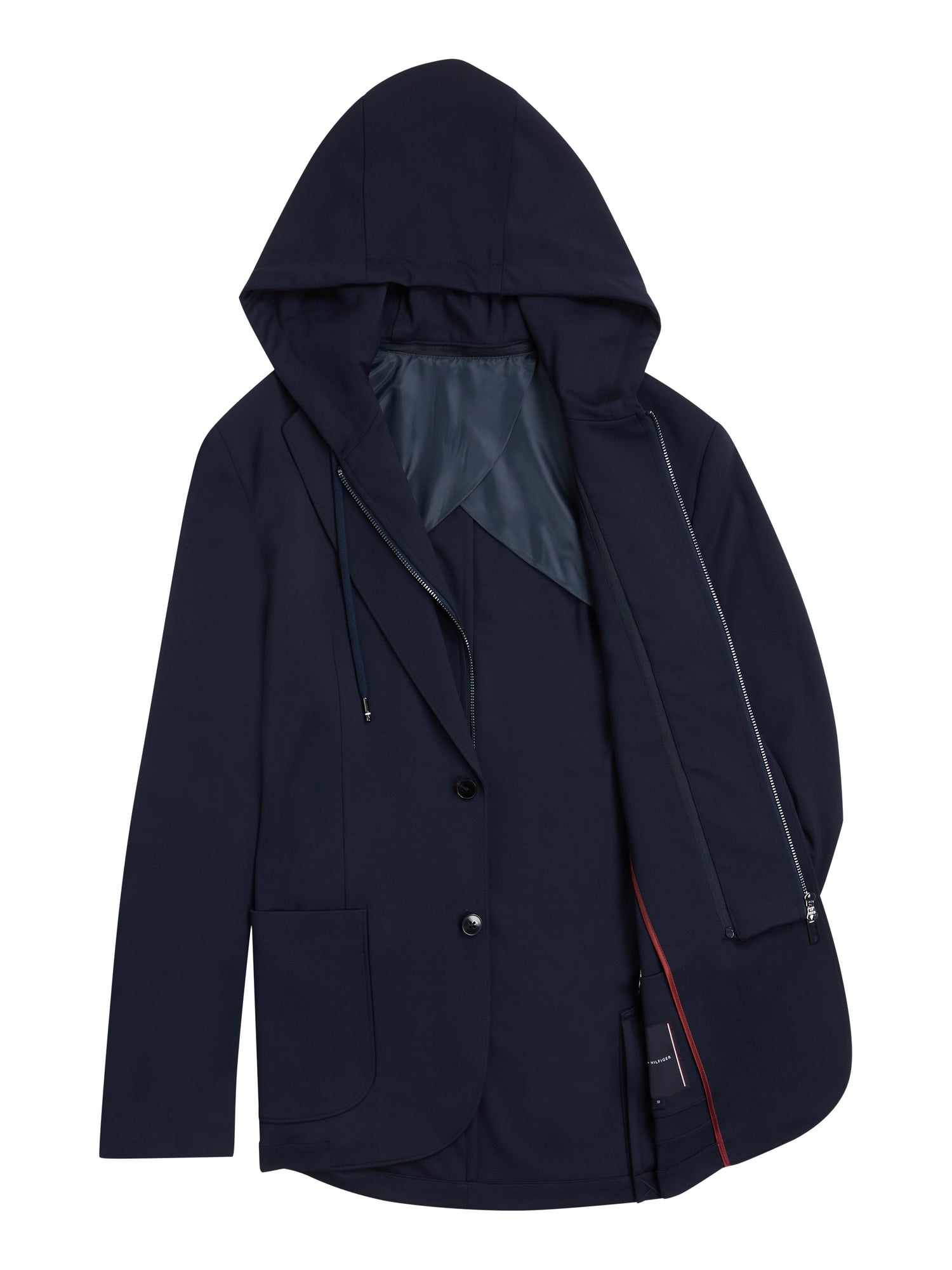 Tommy Hilfiger Herren Hybrid-Blazer mit Kapuzeneinsatz