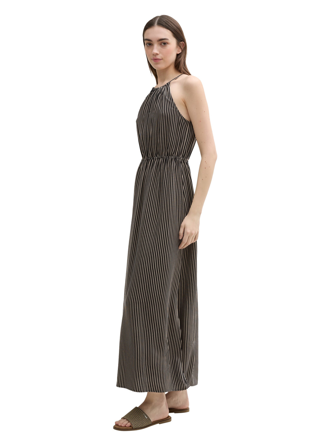 Tom Tailor Denim Maxikleid Damen Viskose Sommerkleid